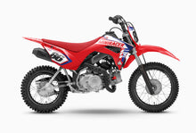 Load image into Gallery viewer, MiniRacer CRF110 &#39;Works&#39; Series Graphic Kit - Red/Blue
