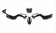 Load image into Gallery viewer, MiniRacer Team Series CRF110 Graphics Kit - Black/White
